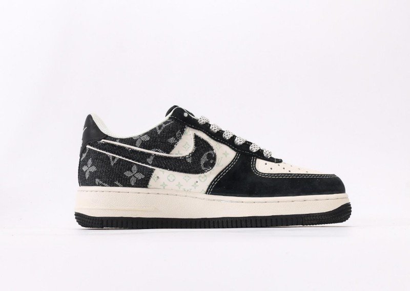 Nike Air Force 1 Low black and white three-party joint sneakers - Image 2