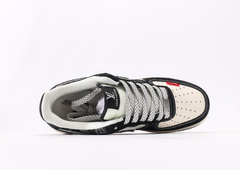 Nike Air Force 1 Low black and white three-party joint sneakers - Image 3
