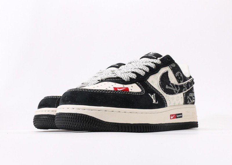 Nike Air Force 1 Low black and white three-party joint sneakers - Image 5