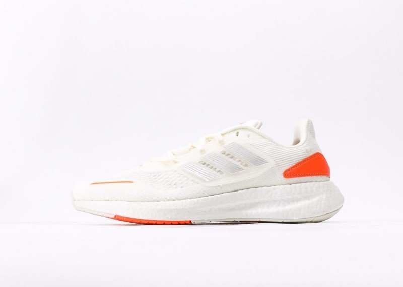 adidas-beige-white-orange-stripe-breathable-sports-shoes