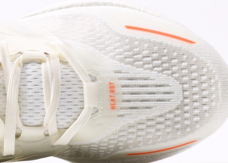 Adidas Beige-White Orange Stripe Breathable Sports Shoes - Image 8