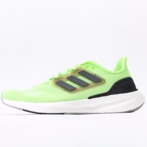 bright-green-black-stripe-breathable-sports-shoes