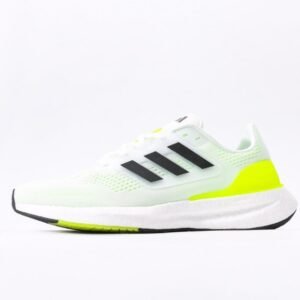 adidas-white-yellow-black-stripe-breathable-sports-shoes