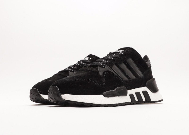 Classic Black and White Striped Sneakers - Image 5