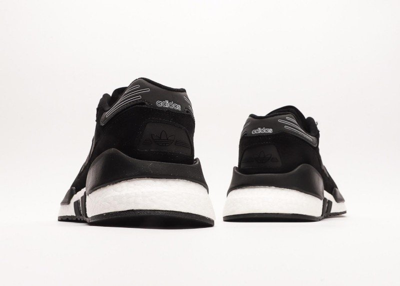 Classic Black and White Striped Sneakers - Image 6