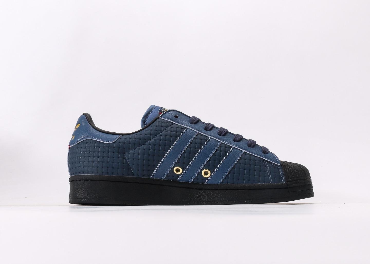 Adidas Superstar II deep blue woven shell head - Image 2