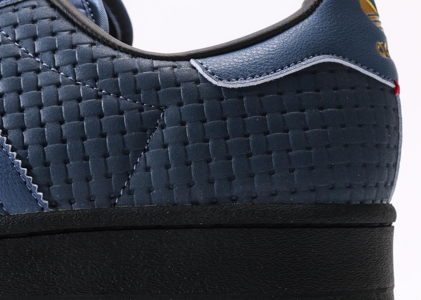 Adidas Superstar II deep blue woven shell head - Image 7