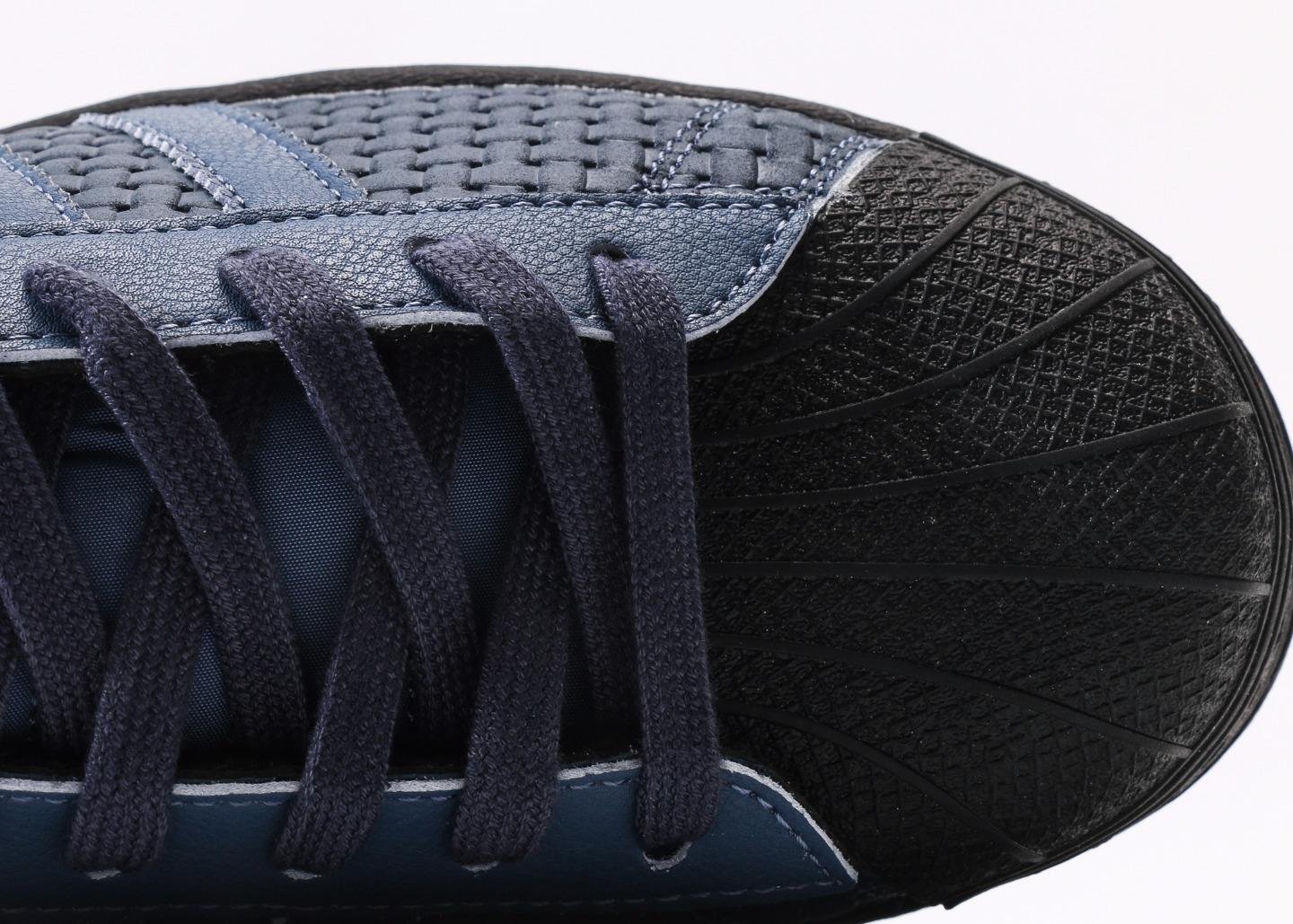 Adidas Superstar II deep blue woven shell head - Image 8