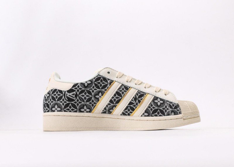 LV x adidas co-branded classic pattern sneakers - Image 2