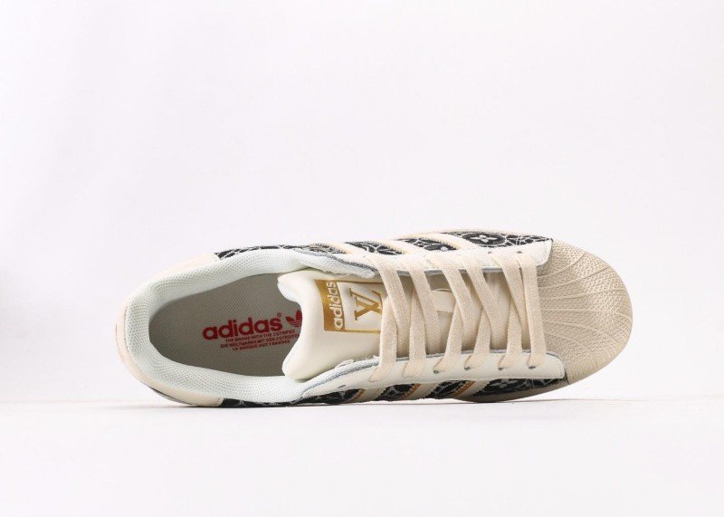 LV x adidas co-branded classic pattern sneakers - Image 3