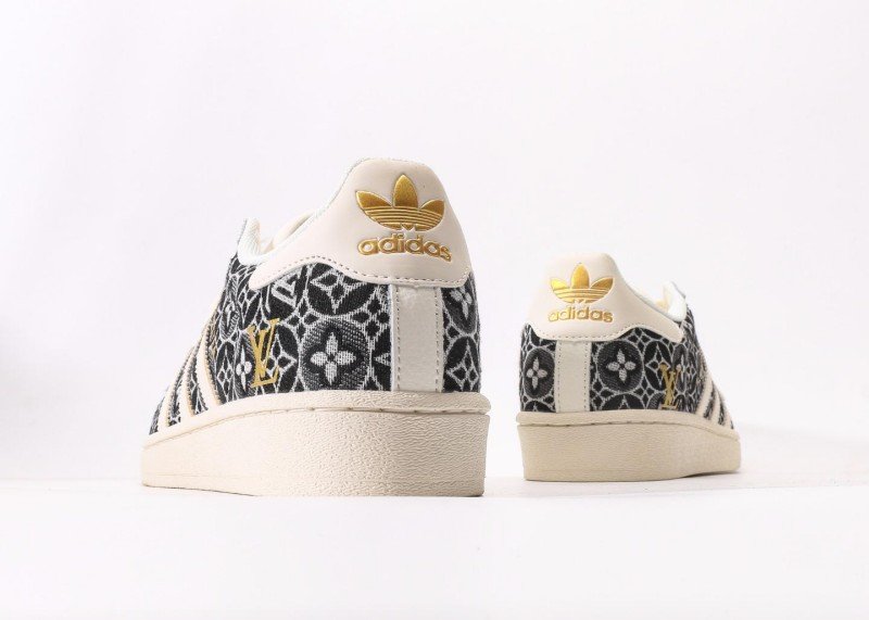 LV x adidas co-branded classic pattern sneakers - Image 6