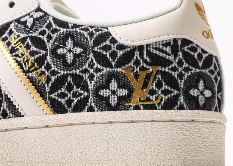 LV x adidas co-branded classic pattern sneakers - Image 7