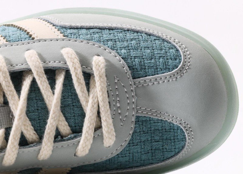 Adidas SAMBA light blue sports shoes - Image 8