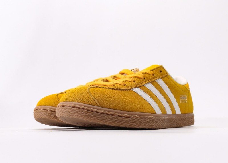 Adidas yellow suede STADÉ sneakers - Image 5