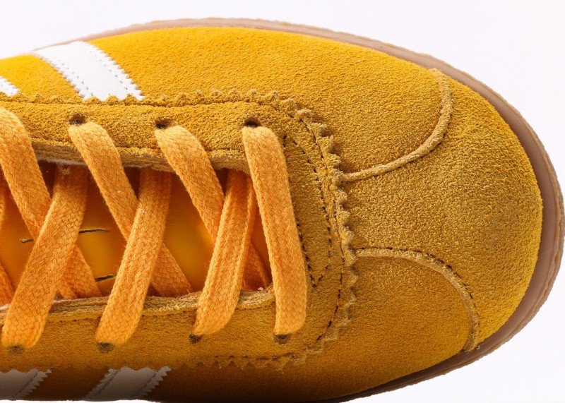 Adidas yellow suede STADÉ sneakers - Image 8