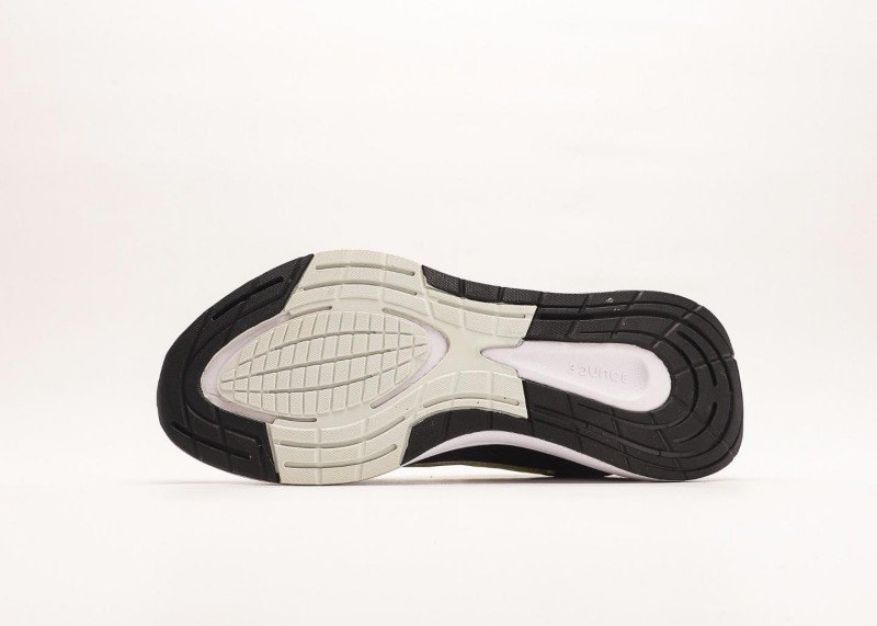 Adidas EQ21 RUN black and yellow striped BOOST sneakers - Image 4