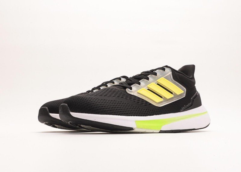 Adidas EQ21 RUN black and yellow striped BOOST sneakers - Image 5