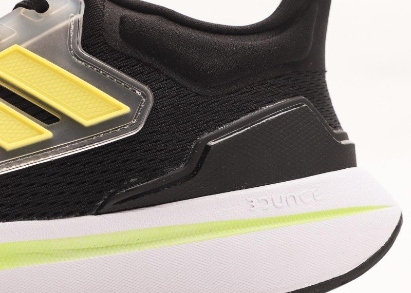 Adidas EQ21 RUN black and yellow striped BOOST sneakers - Image 7
