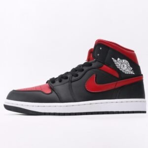 air-jordan-1-retro-mid-black-red-colorway-sneaker