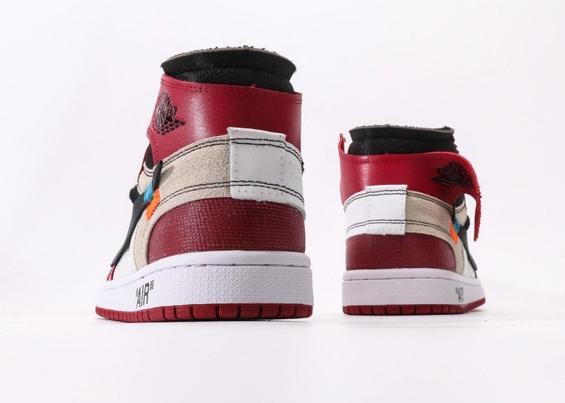 Air Jordan 1 High Red White Black Colorway Sneaker - Image 6