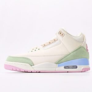 air-jordan-3-retro-cream-green-pink-blue-colorway-sneaker