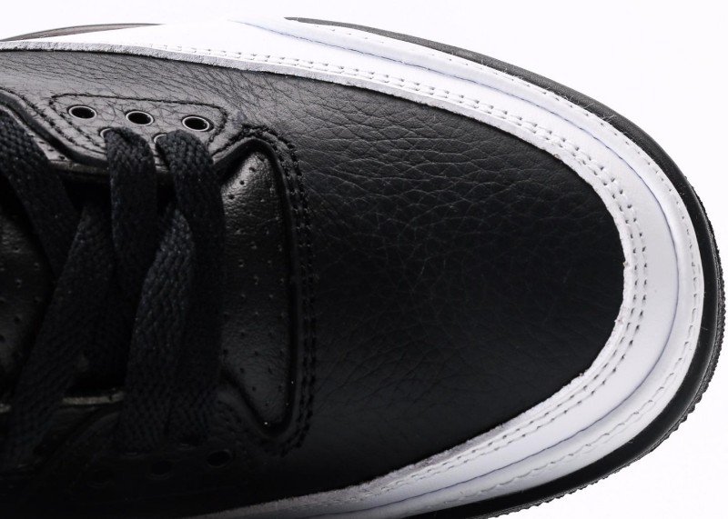 Air Jordan 3 Retro Black White Colorway Sneaker - Image 8