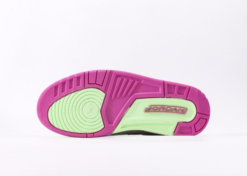 Air Jordan 3 Retro White Pink Snake Texture Sneaker - Image 4