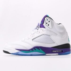 air-jordan-5-retro-white-purple-green-blue-colorway-sneaker