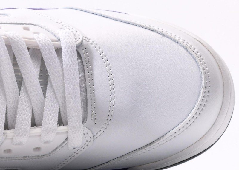 Air Jordan 5 Retro White Purple Green Blue Colorway Sneaker - Image 8