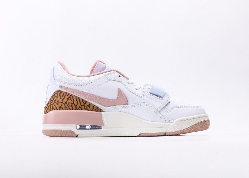 Air Jordan Legacy 312 Low White Pink Leopard Sneaker - Image 2