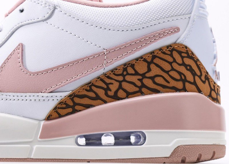 Air Jordan Legacy 312 Low White Pink Leopard Sneaker - Image 7