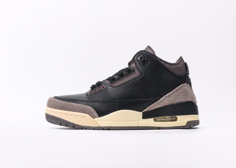 air-jordan-3-retro-black-brown-colorway-sneaker