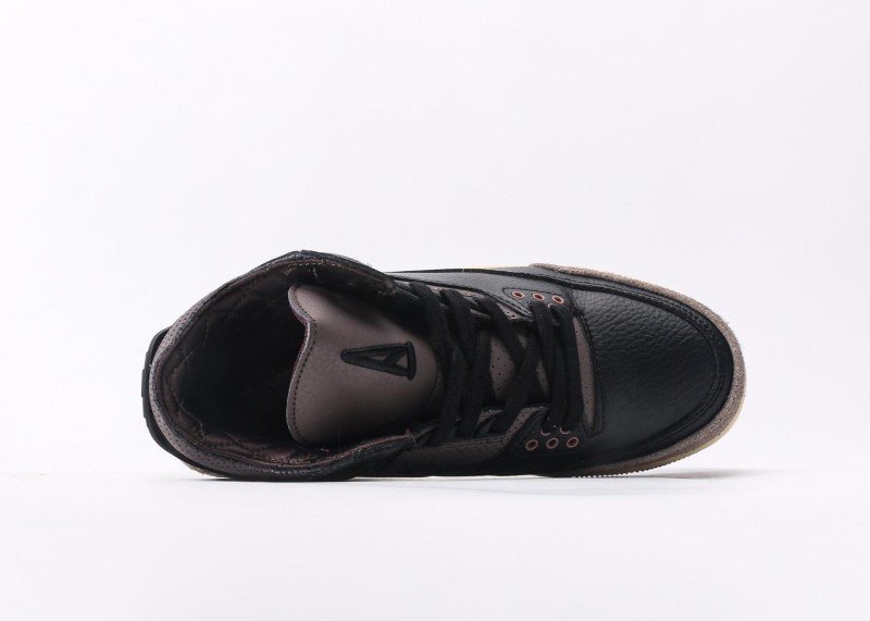 Air Jordan 3 Retro Black Brown Colorway Sneaker - Image 3
