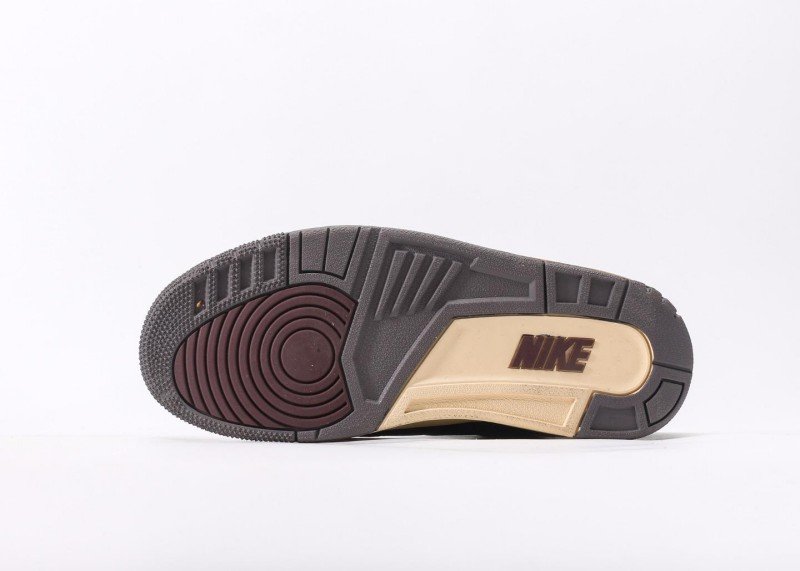Air Jordan 3 Retro Black Brown Colorway Sneaker - Image 4