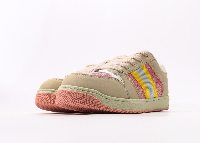 GUCCI 25 new light khaki trainer shoes - Image 5