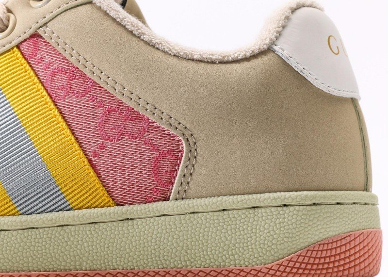 GUCCI 25 new light khaki trainer shoes - Image 7