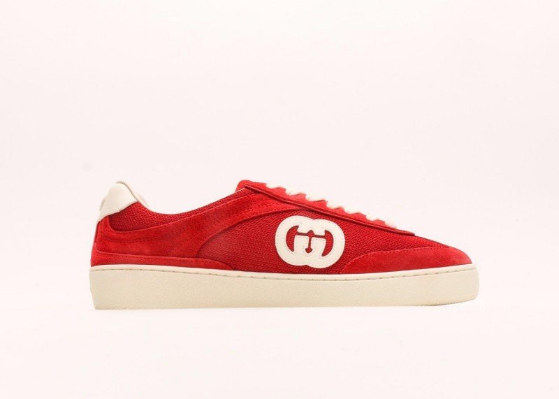 Gucci Red Screener GG Casual Sneaker Collection - Image 2