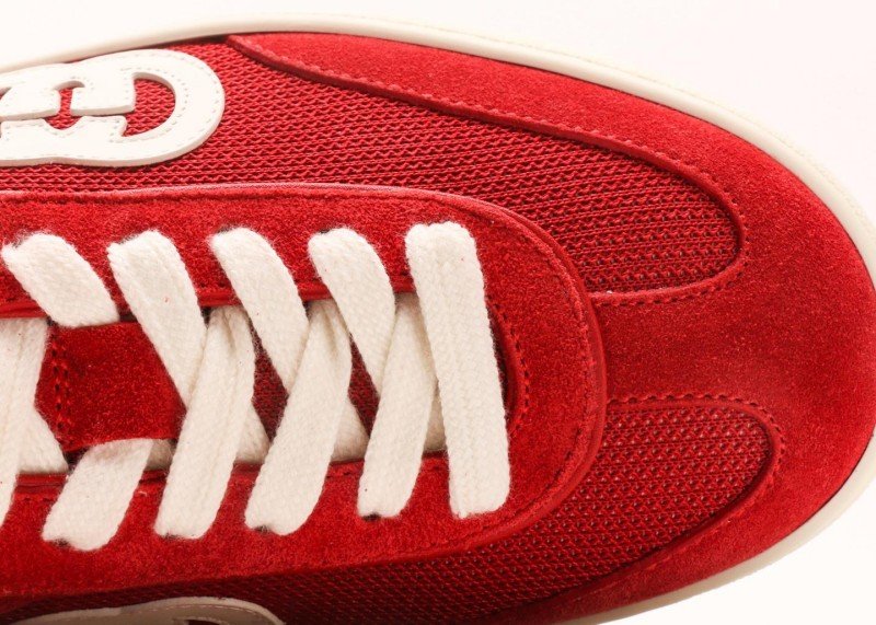 Gucci Red Screener GG Casual Sneaker Collection - Image 8